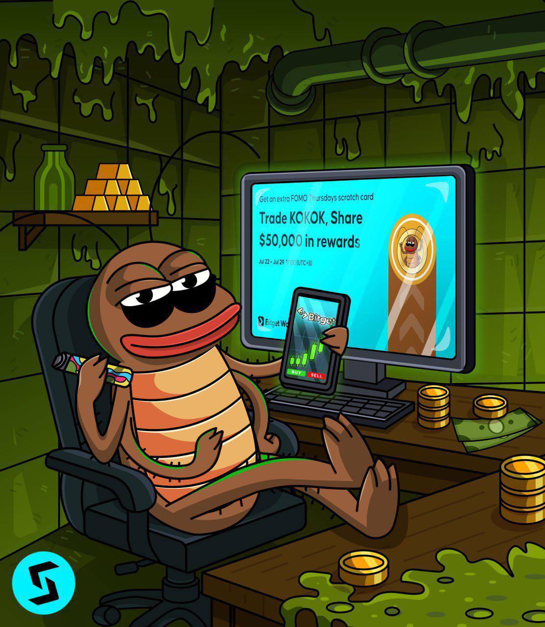 Bitget Wallet 携手 $KOKOK 启动 5 万美元交易激励