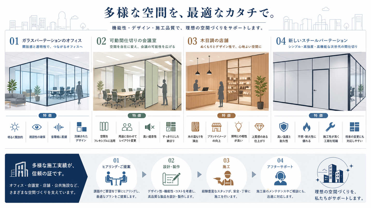 九州エリアでの施工実績・事例